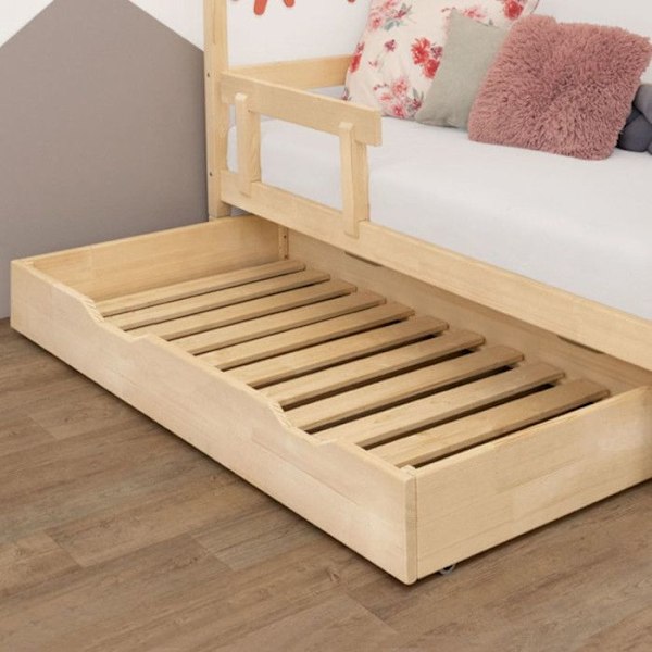 Sengstativ MONTY med skuffeseng - lakeret Beige