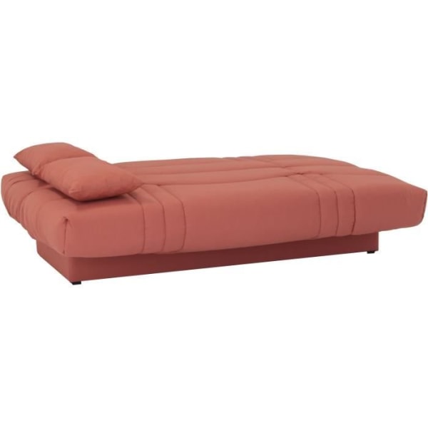 3-personers clic clac bænk - Terracotta stof - Moderne stil - L 190 x D 92 cm - DRØM Terrakotta