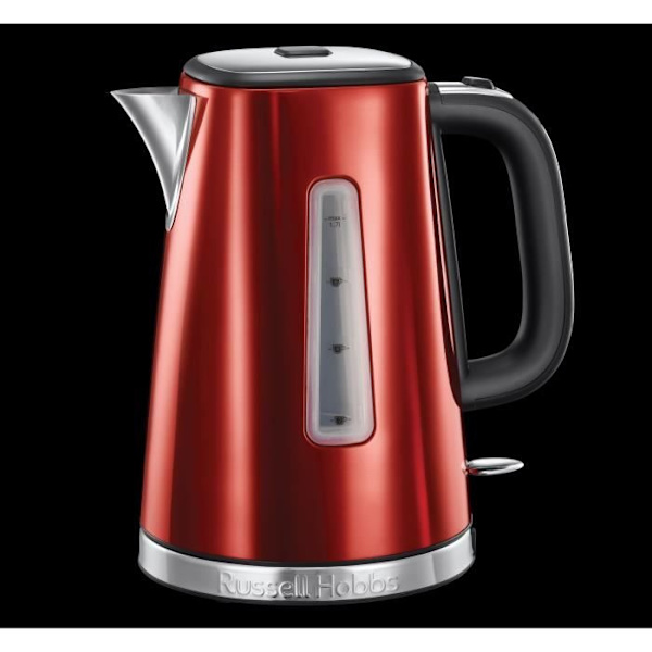 Vattenkokare 1,7L Luna - RUSSELL HOBBS - Snabbkokning - Röd