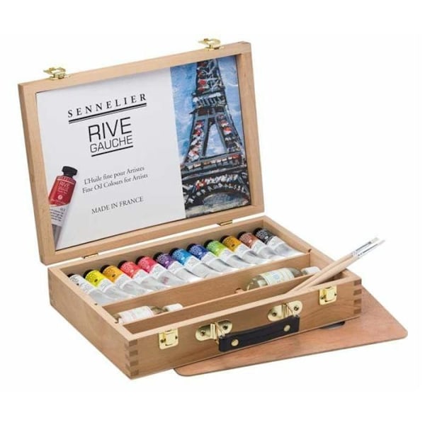 Oljemålningsset - Rive Gauche 12 tuber 40 ml 12 olika färger