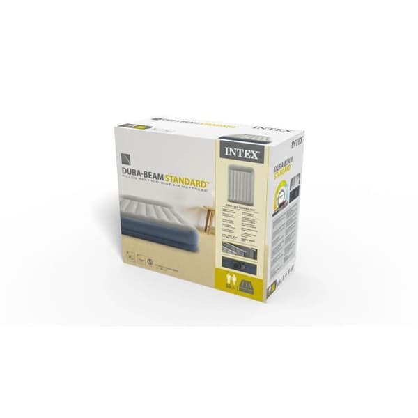 Intex-ilmapatja - 2 Henkilölle - 150 x 200 cm Ljusgrått