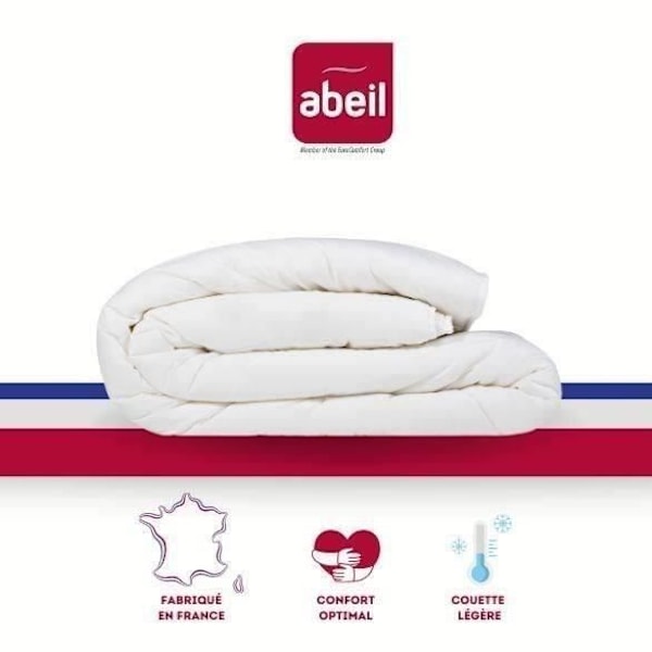 ABEIL Let dyne NUAGE de DOUCEUR 200x200 cm hvid Vit