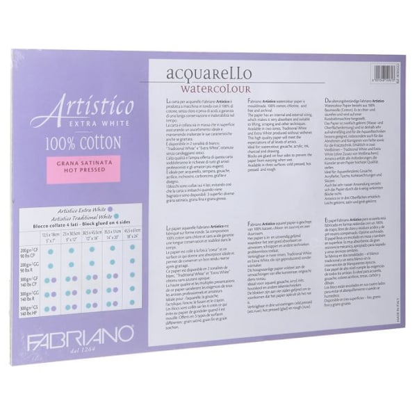 FABRIANO Block Artistico E W 300g GS 35,5*51 Vit
