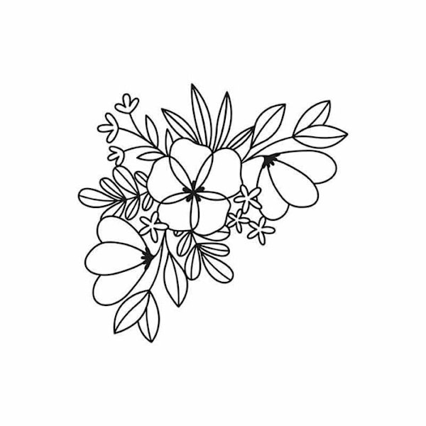 Skærematrice - Blomsterhjørne
