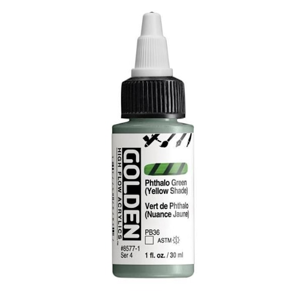 GULDEN 30 ml HØJ FLOW Vert Phthalo (Nuance Gul) - S4