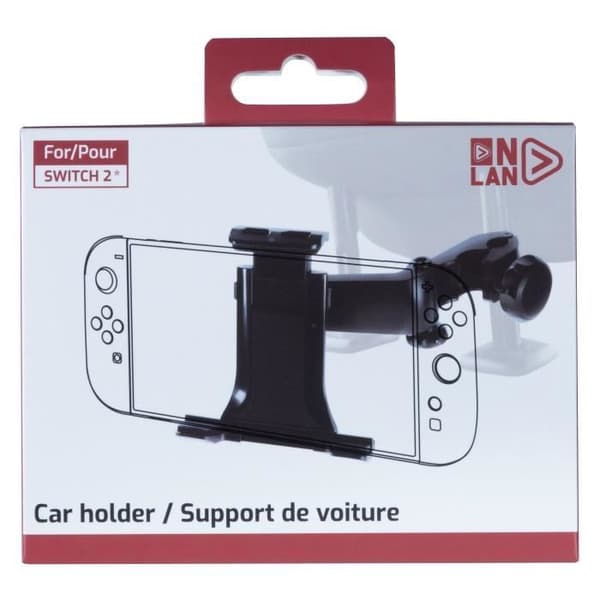 Support til bil - ONLAN - Nintendo Switch 2 - Bærbar konsol og 8'' tablet - Sort Svart