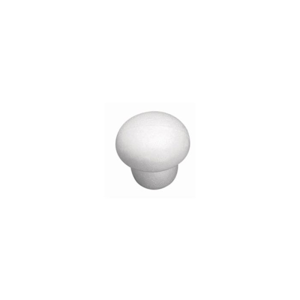 Polystyren champignon, 7,5 cm Hvid