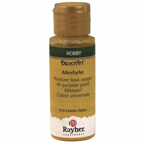Premium akrylfärg Ljushavre 59 ml Ljus ockra