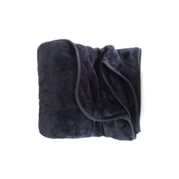 Rutig - Wellsoft - UNI - Svart - 150x200cm - 100% Polyester - Mjuk vid beröring Svart