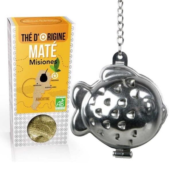 Black cat-fish te infuser + argentinska Mate infusion