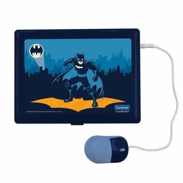 Læring bærbar computer Batman - LEXIBOOK - 124 aktiviteter - Fransk/Engelsk Blå