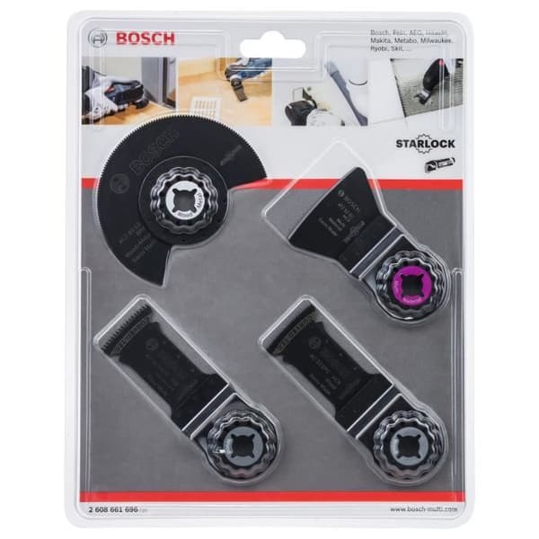 BOSCH Tarvikkeet - asennussarja 4 tarviketta omt starlock Sort