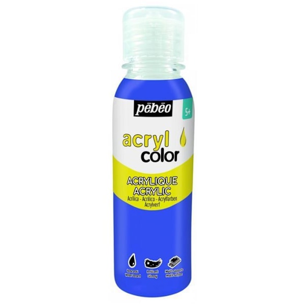 Multi-Surface Akrylfärg - Blå - 150ml Blå