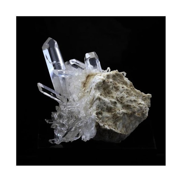 Sten og mineraler. Kvarts + baryt. 244,0 ct. Le Ribot, L'Alpe d'Huez, Isère, Frankrig.