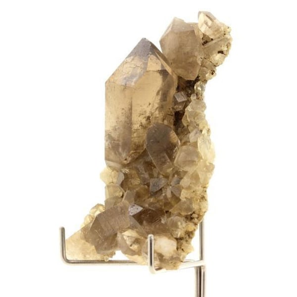 Sten og mineraler. Røgkvarts. 292,5 ct. Mont-Blanc-massivet (Aiguille de l'Éboulement), Frankrig.