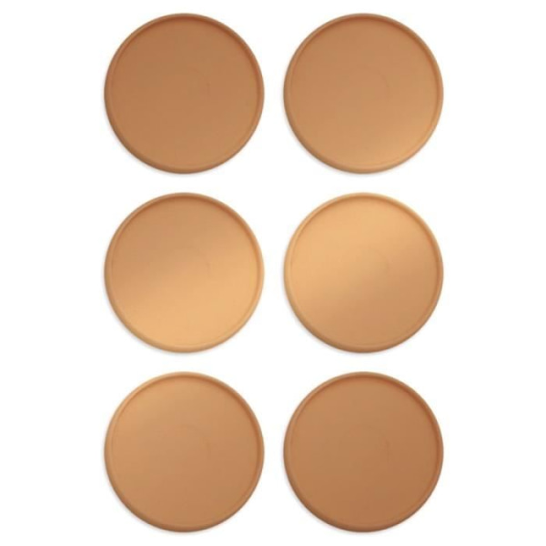 Binders - We R Memory Keepers - Brons - 9 st - Plast - 3 cm i diameter Brons
