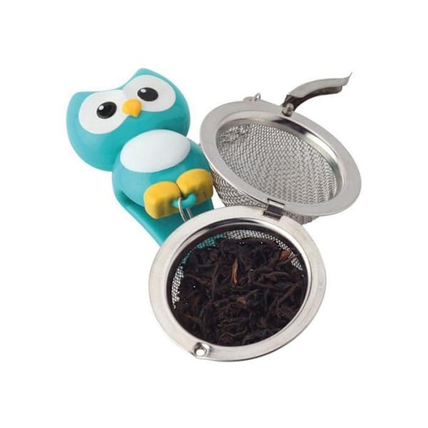 Te-infuser - Glæde - Gufo Azzurro - Silikone - Vaskbar - Ideel gave blå