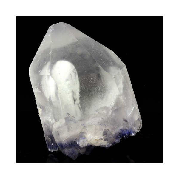 Sten og mineraler. Kvarts + Dumortierit. 750,0 ct. Vaca Morta stenbrud, Bahia, Brasilien.