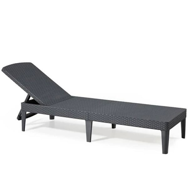 Keter Jaipur Lounge Chair Graphite 235162 420017 Grafitgrå