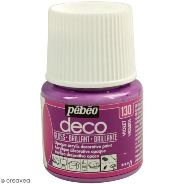 P.BO Déco Paint - Kiiltävä - 45 ml Purppura