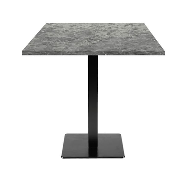 Bord 70 x 70 cm - Milan nabu marmor model Grå