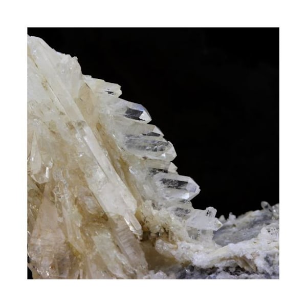 Ame quartz (faden quartz) 1200,4 karat Vit