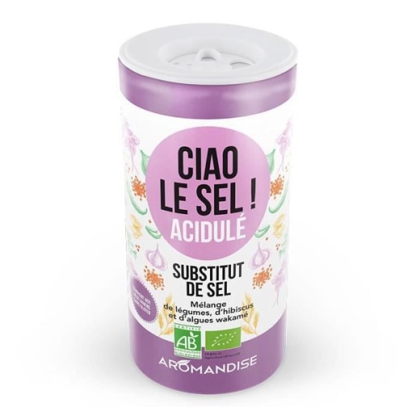 Salt erstatning - Ciao salt - Syrlig - 70 g - Økologisk - Umami smag