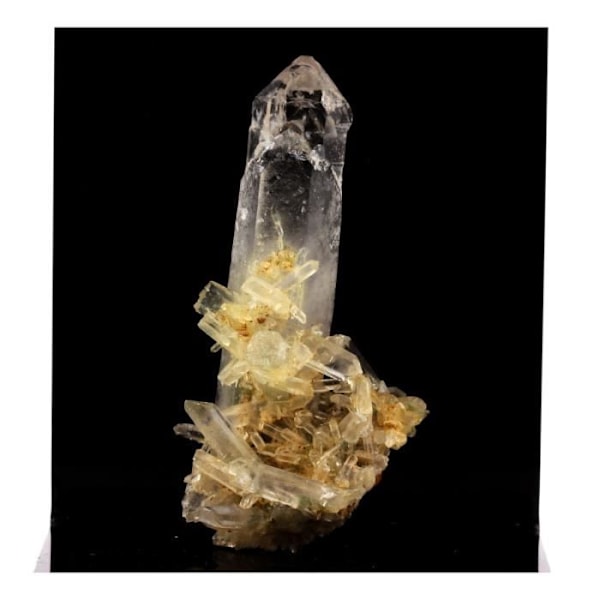 Stenar och mineraler. Kvarts. 290,0 ct. Clavans-en-Haut-Oisans, Bourg d'Oisans, Frankrike.