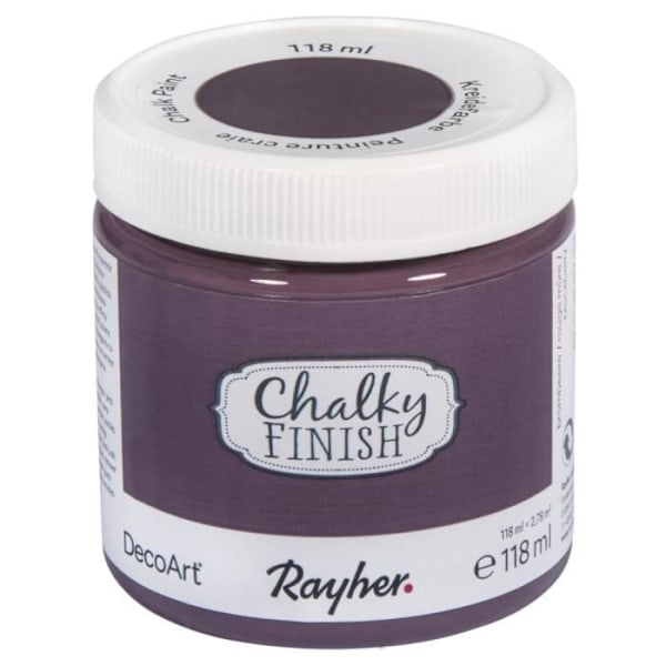Kritmålarfärg Chalky för porösa material 118 ml björnbärsröd Björnbärsröd