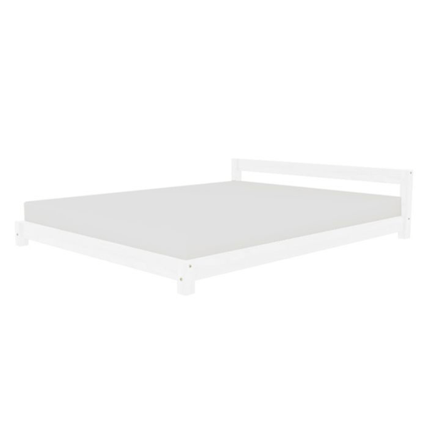 Køjeseng i skandinavisk stil COMFY 160 x 200 hvid Vit
