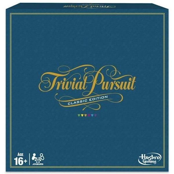 Trivial Pursuit - Klassisk - Pussel Brädspel - Brädspel - Fransk version Röd