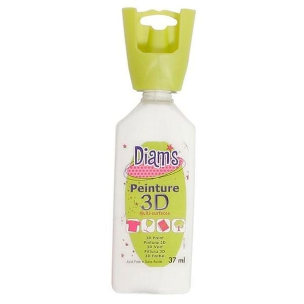 Multi-surface 3D maling 74 ml - Blank hvid Vit