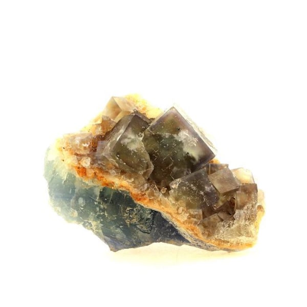 Sten og mineraler. Fluorit. 2486,0 øre. Avellan mine, Var, Frankrig.