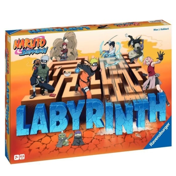 Naruto Labyrinth - lautapelit - Naruto Shippuden - 7-vuotiaat ja sitä vanhemmat - Ravensburger Flerfärgad