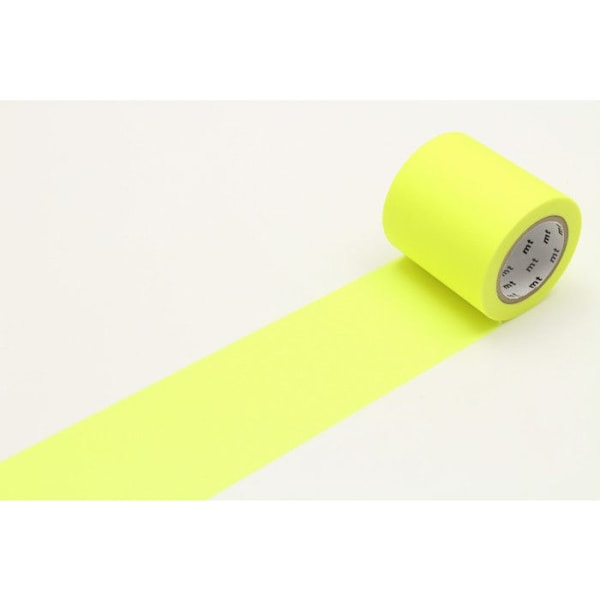 Maskeringstejp MT Casa Uni 5 cm gul fluorescerande - chockerande gul Fluorescerande gul - chockerande gul