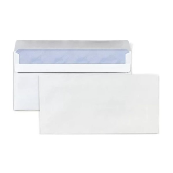 10 vita papperskuvert - 11 x 22 cm