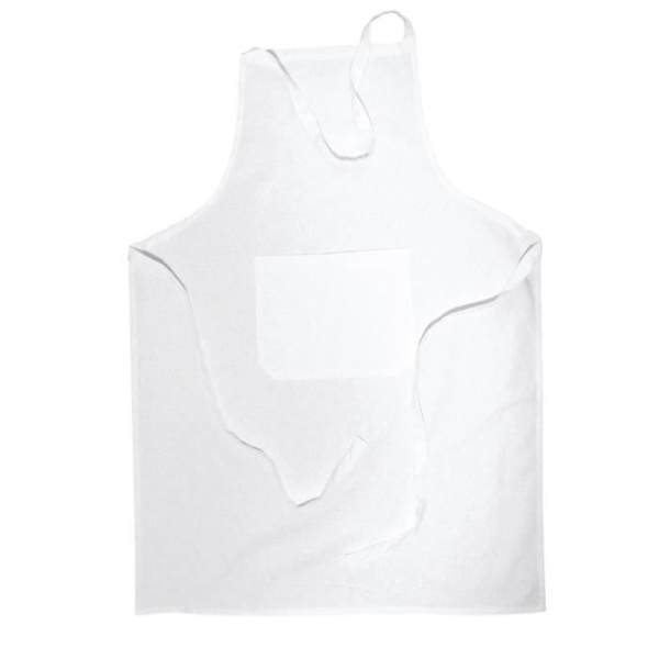 Tablier - sct.-LS - 70x95 cm - Hvid - Vaskbar - Indendørs Vit