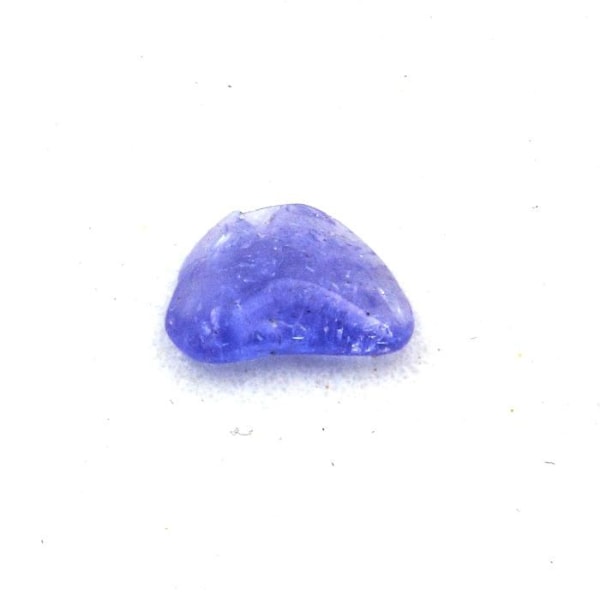 Tanzanit - Merelani - 0,40 ct - Autenticitetsbevis - Dimensioner 6x5x1 mm - Unik trikroism