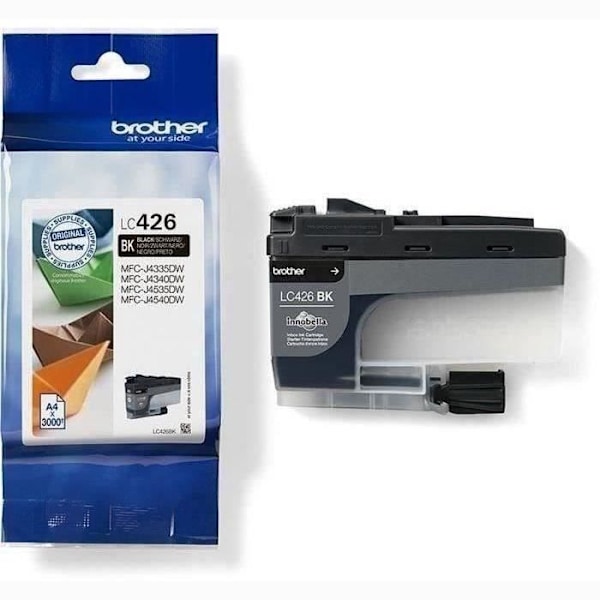 LC426BK blækpatron - BROTHER - sort standardkapacitet 3000 sider - til MFC-J4340DW, MFC-J4540DW og MFC-J4540DWXL