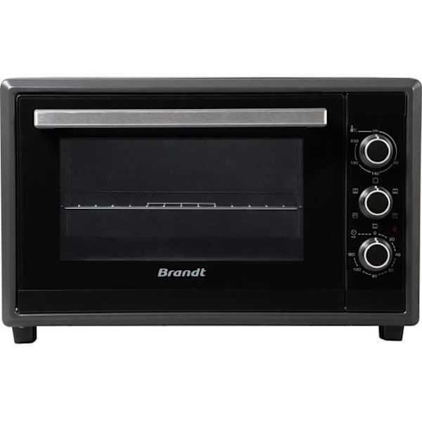 BRANDT Multifunktionsovn 55L 2200 Watt rotisserie FC55MUBSL sort Sort