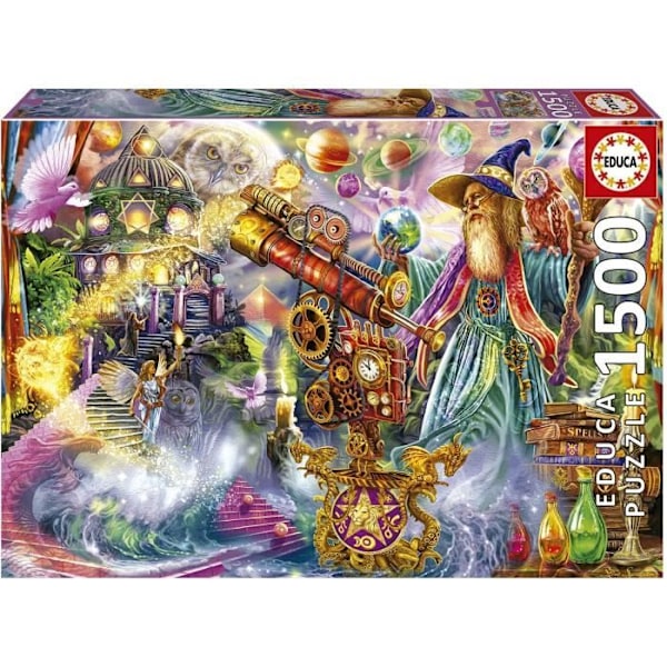 MAGIC SPELL Puzzle - 1500 kpl - EDUCA-tuotemerkki - Fantasiateema Flerfärgad