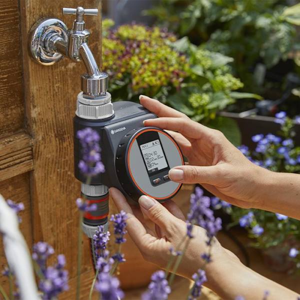 Gardena Flex LCD-vandingscontroller Grå