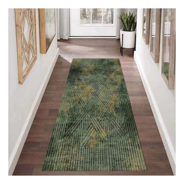 Mattan - FISUN - Grön - 80x150 cm - Halkfri - Maskintvättbar - Modern Grön