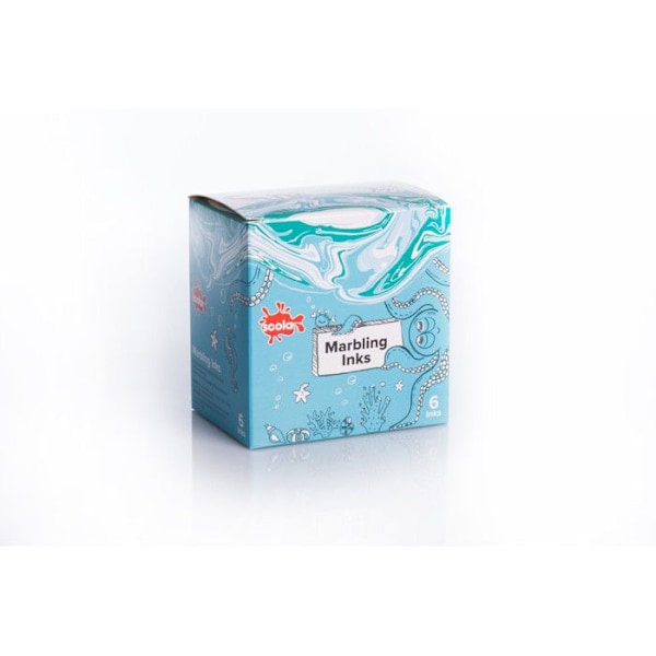 Scola - 6 marmor-effekt farver - 25 ml - MI25/6/A