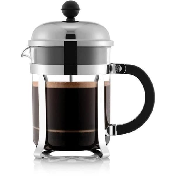CHAMBORD - Bodum stempelkande, 4 kopper, 0.5 l, rustfrit stål Grå och klar