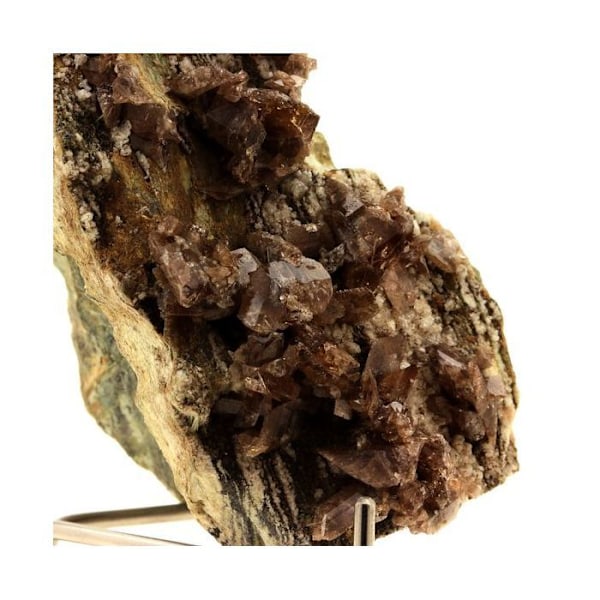 Kivet ja mineraalit. Aksiniitti. 1600,5 senttiä. Chamrousse, Belledonne, Isère, Ranska.