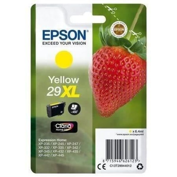 EPSON T2994 XL keltainen mustekasetti - mansikka (C13T29944012)