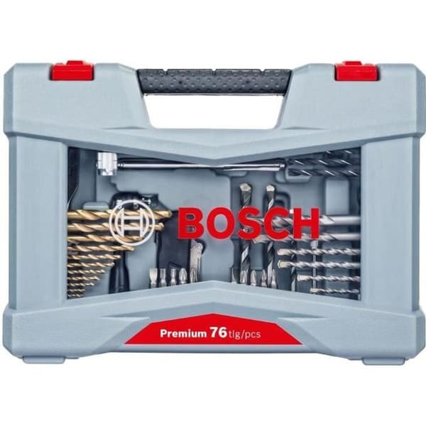 Coffret premium boring - skruenøgle med 76 dele - BOSCH