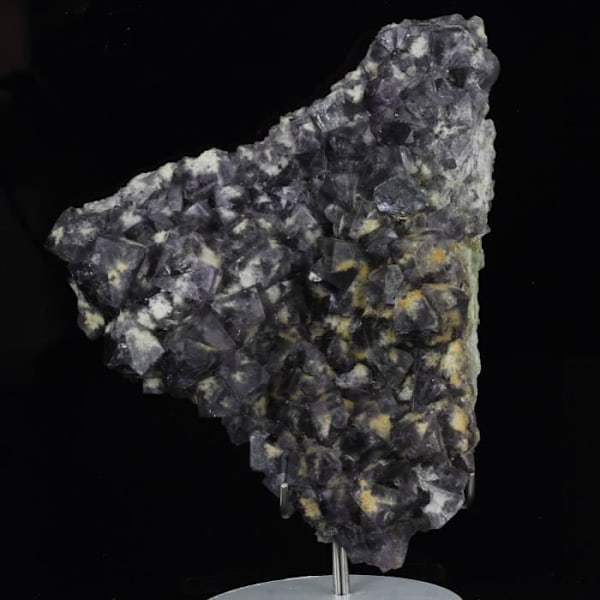 Sten og mineraler. Fluorit + Galena. 3580,0 øre. Weardale, Durham, Storbritannien.