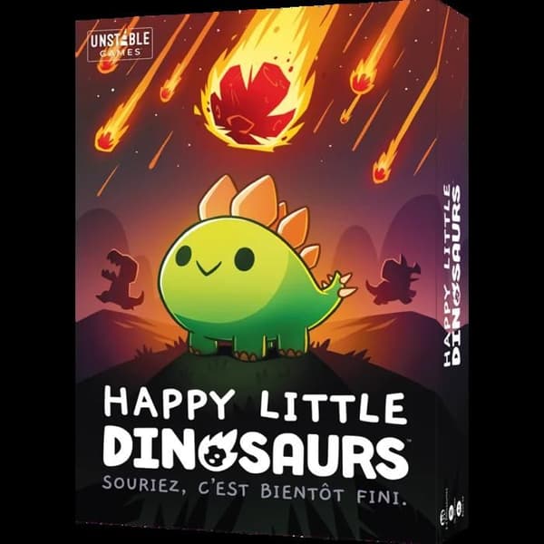 GLADDA SMÅ DINOSAURER ASMODEE TEEHLD01FR Flerfärgad